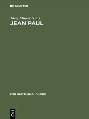 cover image of Jean Paul